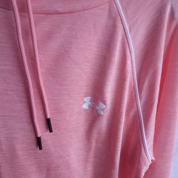Under Armour Women's UA Velocity Wordmark Hoodie Size small Peach - Picture 4 of 4